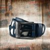 Yakuza opasok Label Leather GB 10203 blue Farba: modrá, Dĺžka opaskov: 75 cm