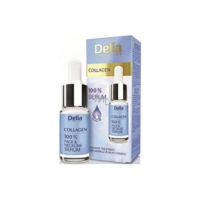 Delia Cosmetics Professional Face Care hydratačné sérum na tvár krku a dekoltu Kolagén 10ml
