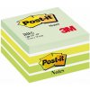 3M Bloček kocka Post-it 76x76 zelená