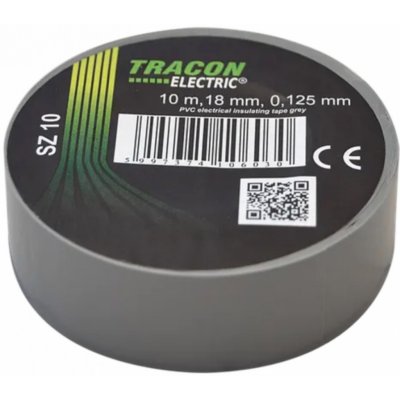 Tracon electric Páska izolačná 18 mm x 10 m sivá