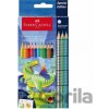 Faber Castell Grip 13 farieb trojhranné dinosaurus 201545