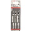 BOSCH 2608637723 pílky do priamočiarej píly U101D 100mm, drevo, vláknité dosky 3ks