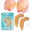 Silikónový oddeľovač prstov na hallux valgus s klinom, 1 pár