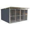 Kotec pro psa G21 KEN 886 - 322 x 275 cm, dvoumístný, šedý