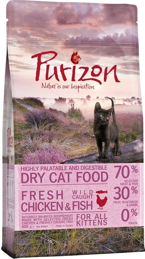 Purizon Kitten kuracie s rybou bez obilnín 2,5 kg