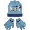Sun City - Chlapčenský zimný set čiapky a rukavice Bluey - sv. modrý 52
