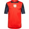 Cyklistický dres FOX Defend SS Jersey Elevated - fluorescent red S
