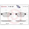 Sada brzdových platničiek, vždy 4 kusy v sade BREMBO P 86 027 (P86027)