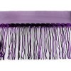 Prámik monofilový s flitrovými strapcami šírka 20 cm - 1 m 7 fialová purpura