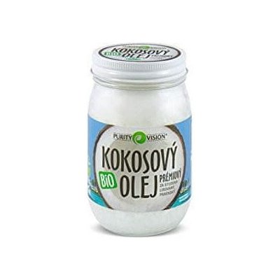 Purity Vision Panenský kokosový olej lisovaný za studena BIO (Objem 120 ml)