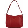 Dámska kožená kabelka cez rameno červená - Katana Lavana červená