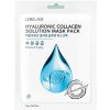 Lebelage Hyaluronic Collagen Solution Mask Hydratačná textílna maska na tvár ​​s kolagénom a kyselinou hyalurónovou 23 ml 1 ks