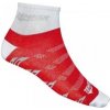 Tempish Sport white/red 3-4; Bílá ponožky