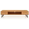 TV stolík z dubového dreva 182x42 cm Golo - The Beds