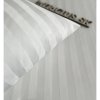 Damaškové obliečky Ravena 2,8cm, biele 50x70, hotelový uzáver