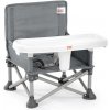Bright Starts Pop 'N Sit Portable Booster Seat 2024 Grey podsedáky na stoličky pre deti
