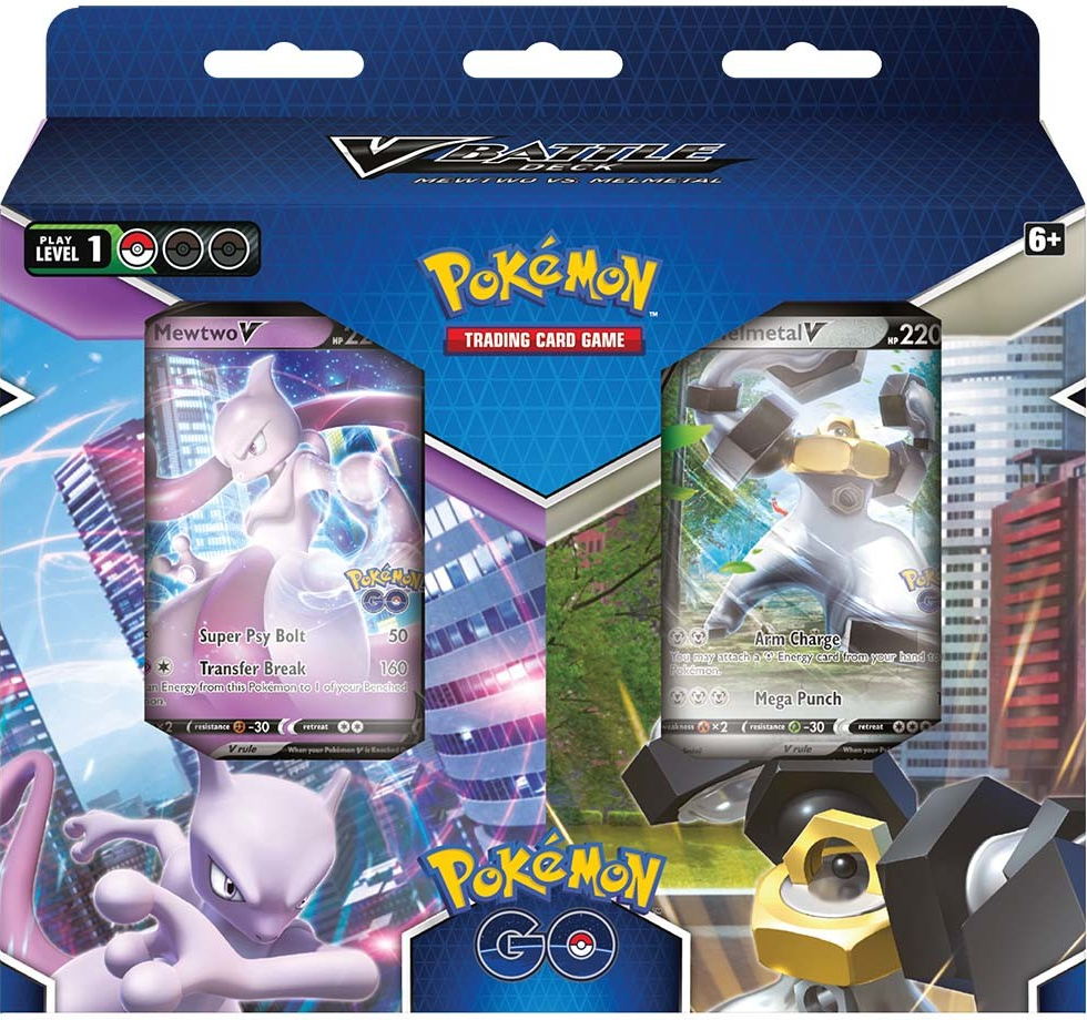 Pokémon TCG Pokémon GO Battle Deck Bundle Mewtwo vs. Melmetal