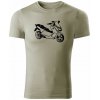 T-ričko BMW C-Evolution pánske tričko Farba trička: Svetlá Khaki, Veľkosť: XXL