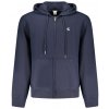 CALVIN KLEIN MEN'S BLUE ZIP-UP SWEATSHIRT modrá XL Calvin Klein 8721224746674