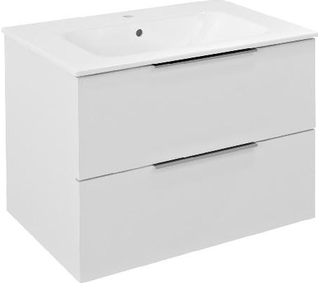 Sapho Cirasa - Umývadlová skrinka, 70x52x46 cm, 2 zásuvky, biela CR701-3030