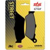 Predné brzdové doštičky / obloženie SBS Aprilia 650 Starck 1996 - 2001 směs HF