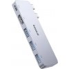 NONAME Baseus Dokovacia stanica Ultra Joy 5v1 (USB-C PD, 3xUSB 3.0, HDMI) sivá 6932172657727