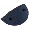 Čierny plastový koncový spomaľovací prah SB50 - dĺžka 38 cm, šírka 20 cm, výška 5 cm