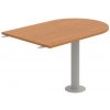 OFFICE PRO s.r.o. HOBIS prídavný stôl jednací oblúk - GP 1200 3, jelša