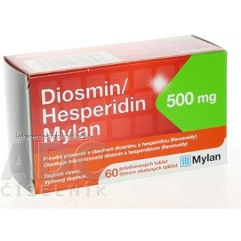 Kern Pharma Diosmin Hesperidin Mylan 500 mg 60 tabliet od 11,26 € -  Heureka.sk
