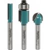 MAKITA Sada fréz s tŕňom 6 mm 3ks Jednoduchá na profily s ložiskom D-30209
