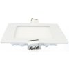 LED PANEL POD OMIESTKU ŠTVORCOVÝ 6W STROPNÉ SVIETIDLO BIELY TEPLÝ 3000K