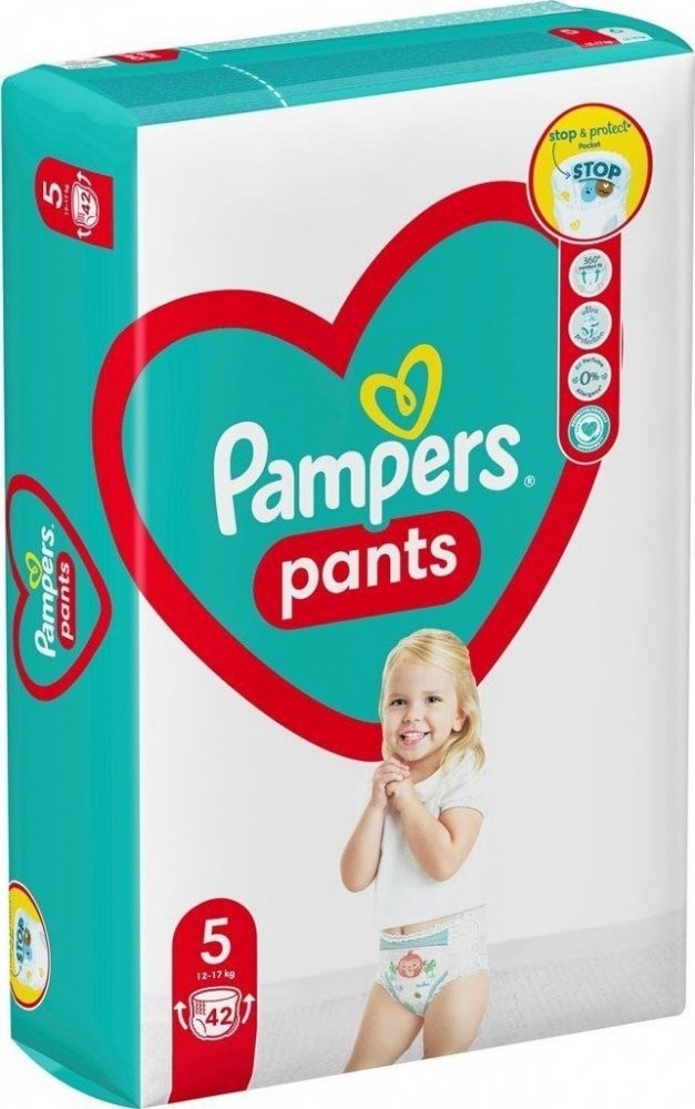Pampers Pants 5 42 ks od 15,68 € - Heureka.sk