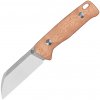 ! QSP Knife Baby Penguin 14C28N, 2 tone stonewash-satin, G10 + copper foil QS130BP-C1