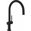 Hansgrohe Talis M54 - Kuchynská páková batéria 220, 1jet, matná čierna 72804670