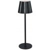 V-Tac LED Stmievateľná dobíjacia stolná lampa LED/4W/5V 3000-6000K 1800 mAh čierna VT1382 + záruka 3 roky zadarmo