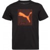 Pánske tričko Puma, TECH GRAPHIC TEE čierna,ružová XXL