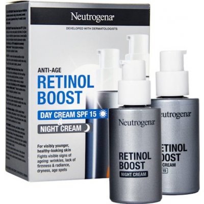 NEUTROGENA Retinol Boost pleťový denný + nočný krém 2 x 50 ml