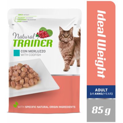Trainer Natural CAT SP. IDEAL WEIGHT treska 85 g