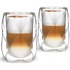 Sada 2 pohárov z dvojstenného skla GEO, 250 ml.
