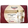 Eucerin Hyaluron-Filler + Elasticity Vianočná darčeková sada v kozmetickej taške 2023 50 ml denný krém ROSÉ + 50 ml nočný krém