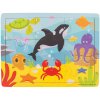 Bigjigs puzzle Morský svet 9 ks