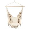 Kreslo GREKO, hojdacie, záhradné,závesné, prírodné, béžové, 150x120 cm