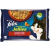 Felix Sensations Jellies kapsičky pre mačky hovädzie, kura v želé 4x 85 g