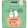 MOOMIN Baby, Pleny 5 MAXI (10-16 kg), 40 ks. EKO