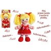 Shumee Bábika Lucinka plyš handrový 30 cm český spev na karte
