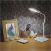 LED stolná lampa STELLA, biela