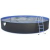 Bazén Nuovo 4,5 x 1,2m set Antracit