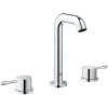 Grohe Essence - Trojotvorová umývadlová batéria M, chróm - 20296001