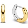 Náušnice TI SENTO kruhy 14mm pozlátené 7210SY Dámske striebro 925/1000 3,2mm 14,4mm