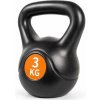 Kettlebell 3 kg plastový s cementovou výplňou